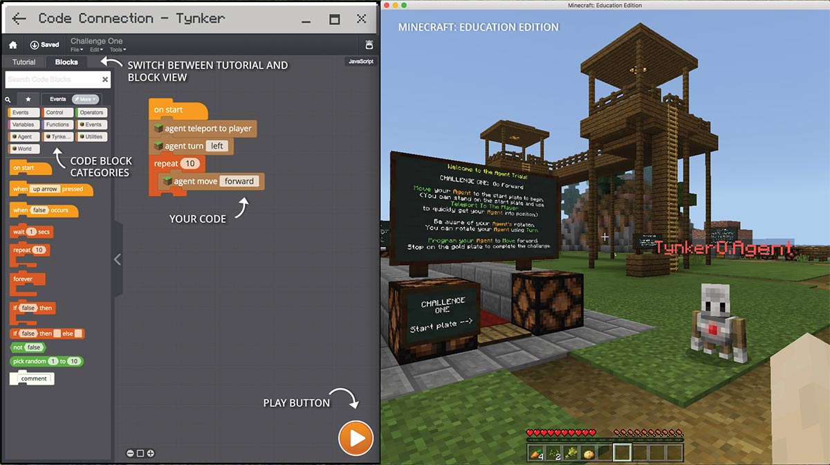 minecraft education edition command blocks