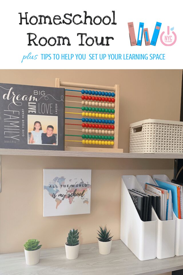 Homeschool Room Tour + How to Set Up a Learning Space at Home | NYC ...